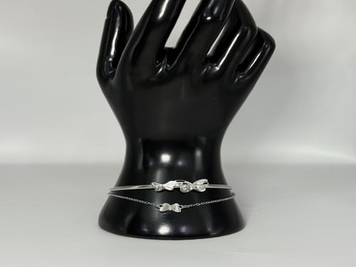 سوار فضة فراشات