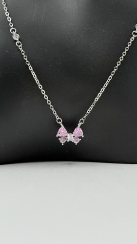 سلسال فضة ناعم فراشة عيار 925