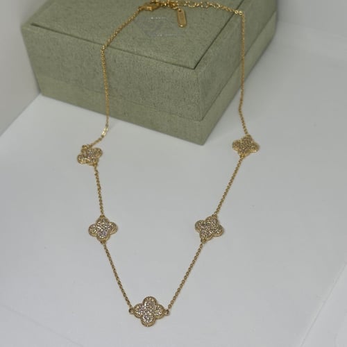 سلسال فان كليف مرصع بفصوص اللامع