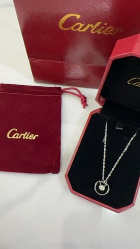 سلسال كارتير العين اسود فضي