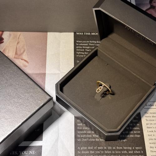 خاتم ميسيكا الجديد لون ذهبي (مقاس حر)