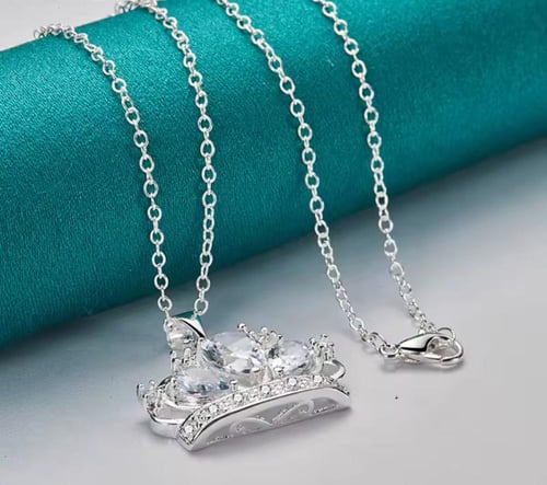 سلسال فضة تاج عيار 925