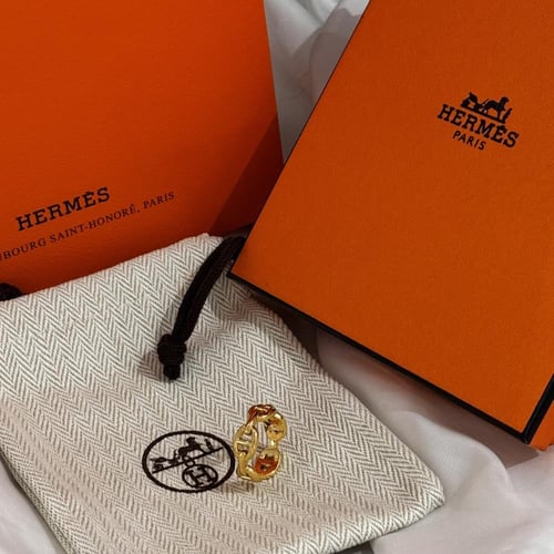 خاتم هيرمز ذهبي مقاس حر