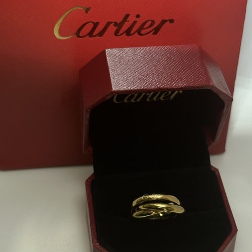 خاتم كارتير ترينتي ذهبي