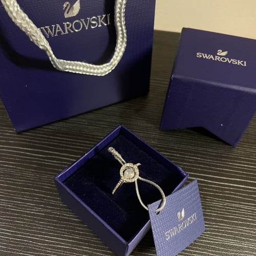 خاتم Sparkling dance اللون الفضي