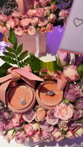 بكج الفضة خاتم + سلسال