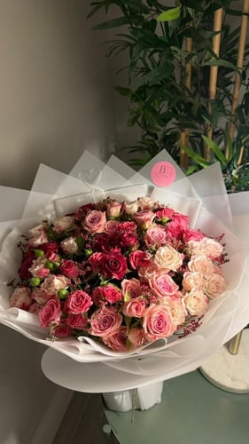 باقة كبيرة بيبي روز