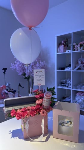 بكج البيرثداي كيك + اسوارة فضة