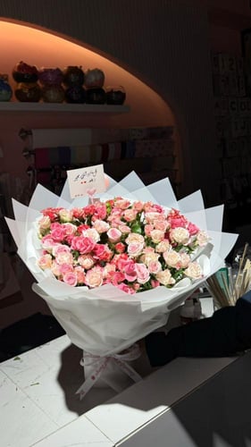 باقة كبيرة بيبي روز