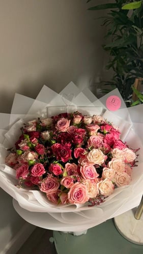 باقة كبيرة بيبي روز