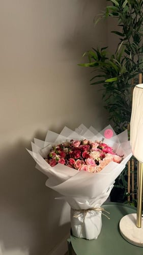 باقة كبيرة بيبي روز