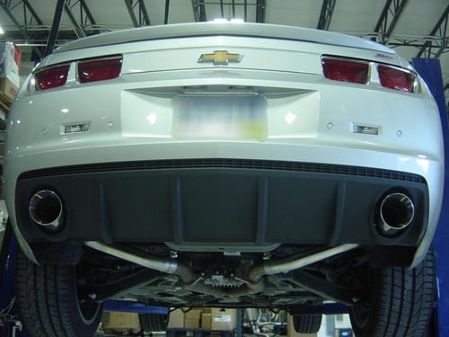 (فردي أو طقم) مخارج شكمان رياضية (فضي-أسود)