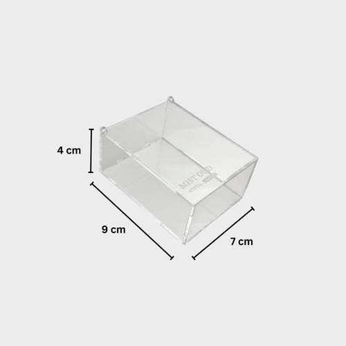 علبة بخور شفافه