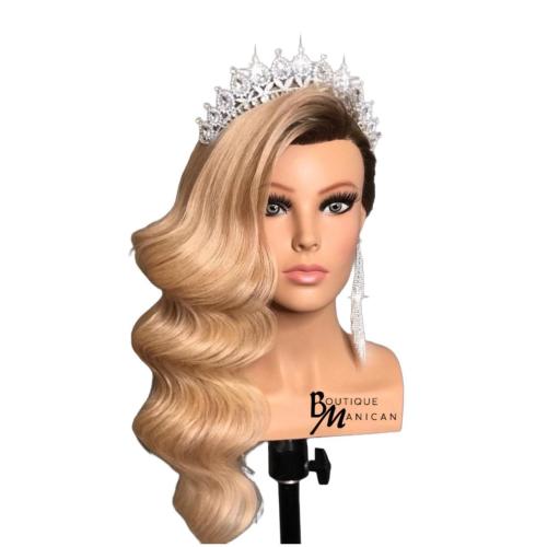 مانيكان كتف اوربي جذور مصبوغة