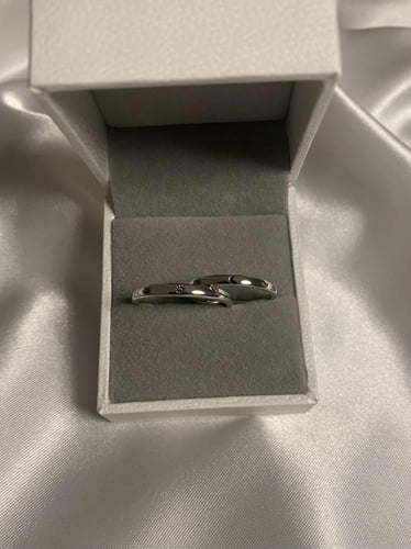 خاتم شمس وقمر فضة عيار 925