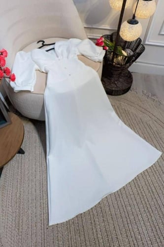 فستان ناعم - ابيض باربي