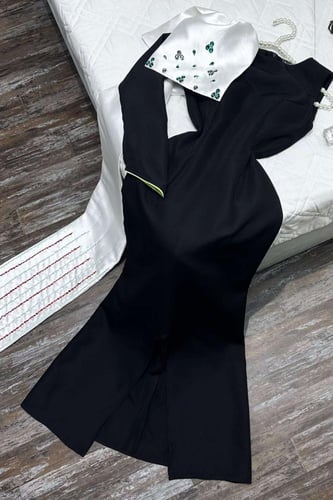 فستان ناعم - اسود ياربي