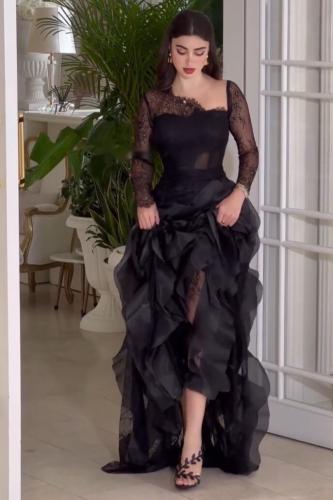 فستان سهرة لونين RN/027