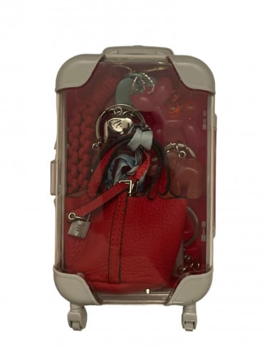 Small Red Keychain Travel set