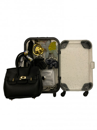 Black Keychain Travel set