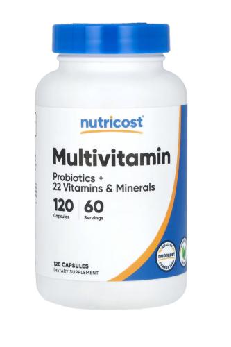 Nutricost Multivitamin – بروبيوتيك + 22 فيتامين وم...