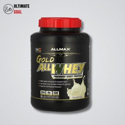 بروتين واي- جولد- نكهة الفانيلا الفرنسية - Allmax...