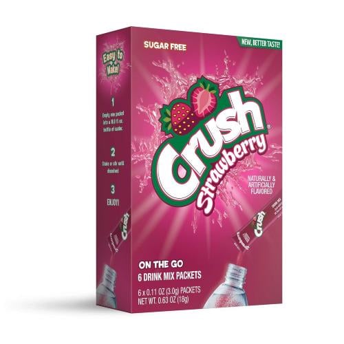Singles To Go - Crush- منكهة مياة كرش خاليه من الس...