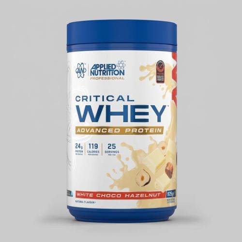 كريتيكال واي بروتين متطور بنكهة شوكولاتة بيضاء وبندق | Applied Nutrition Critical Whey Advanced Protein -White Choco Hazelnut 825g