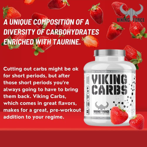 فايكينج كاربوهيدرات نكهة الفراولة - شركة Viking Fo...