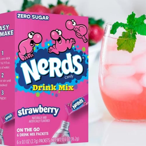 On the GO - Nerds- منكهة مياة نردز خاليه من السكر...