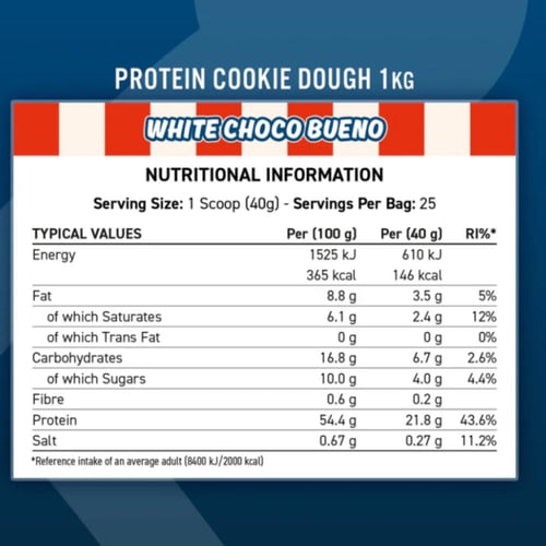 Applied Nutrition Protein Cookie Dough – White Cho...