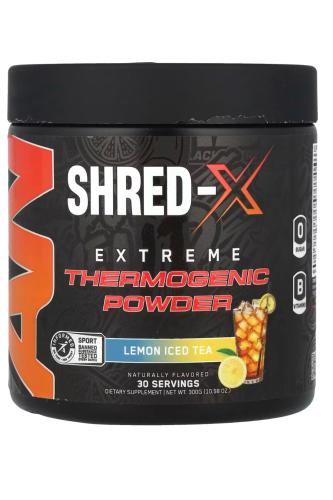 Shred-X Extreme Thermogenic Powder Lemon Iced Tea...