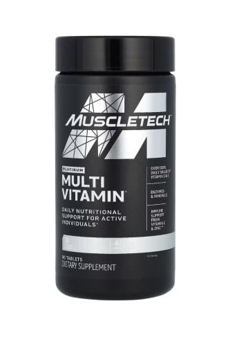 MuscleTech Platinum Multivitamin – ملتي فيتامين لد...