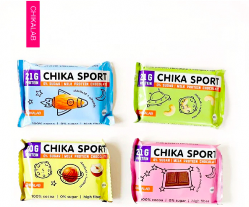 شيكا سبورت الواح الشوكلاته عاليه البروتين