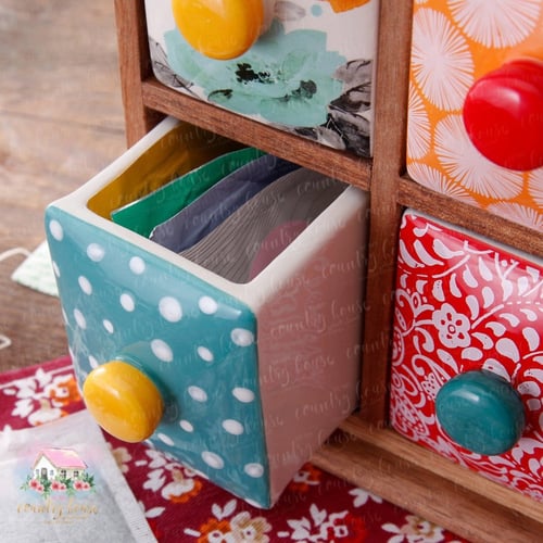 9996 دولاب مميز من الخشب والسيراميك المورد