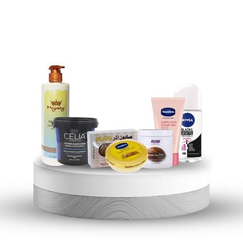 مجموعة العناية والترطيب الخاصة بالجسم والبشرة