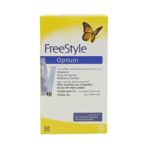 أوبتيوم شرائط قياس السكر في الدم 50 قطعة
