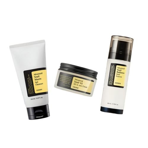 مجموعة كوسركس غسول +كريم تقليل التجاعيد +كريم نضار...