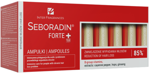 أمبولات سيبورادين فورت ضد تساقط الشعر 14 × 5.5 مل