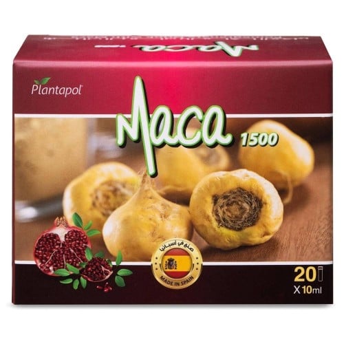 ماكا 1500 مجم , مكمل غذائي , 20 قارورة للشرب