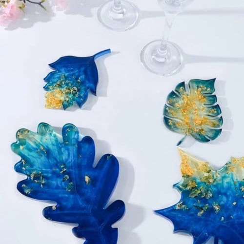 قالب كوستر ورقة الشجر