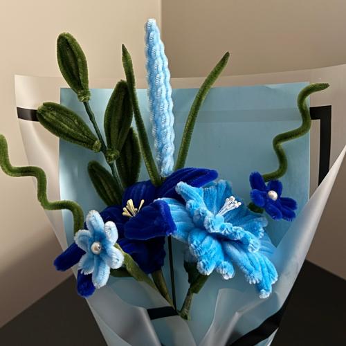Dark blue bouquet