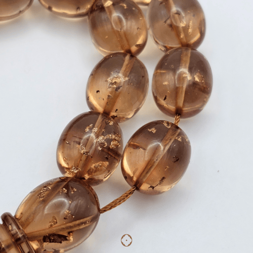 مسباح ورق الذهب انتيمون فضة 7247