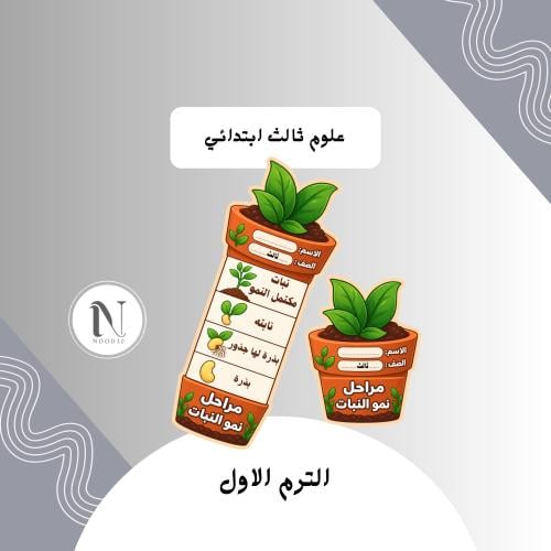 مراحل نمو النبات علوم ثالث
