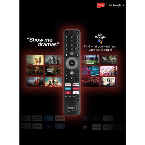 شاشة LED امباكس 50 بوصة سمارت 4K ULTRA HD GOOGLE T...