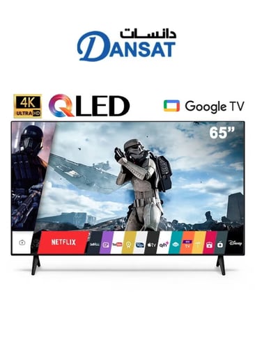 شاشة QLED دانسات 65 بوصة سمارت 4K ULTRA HD GOOGLE...