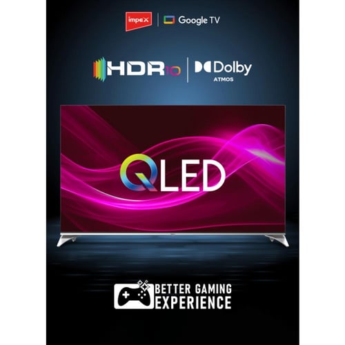 شاشة QLED امبيكس 55 بوصة 4K Ultra HD