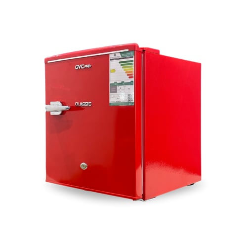 ثلاجة جي في سي كلاسيك احمر