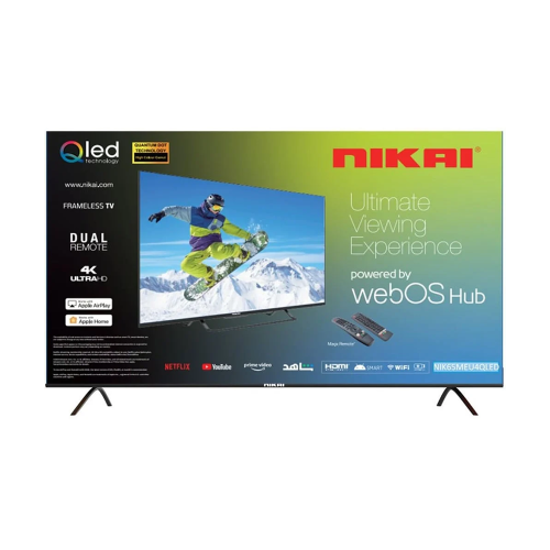 شاشة QLED نيكاي 65 بوصة 4K ULTRA HD WebOS