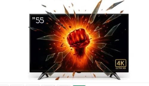 شاشة LED ماجيك ضد الكسر 55 بوصة 4K ULTRA HD Androi...